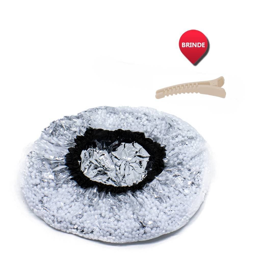 Touca Térmica Metalizada Isopor Tratamento Hidratação Cabelo 1 Unid + 1 Brinde