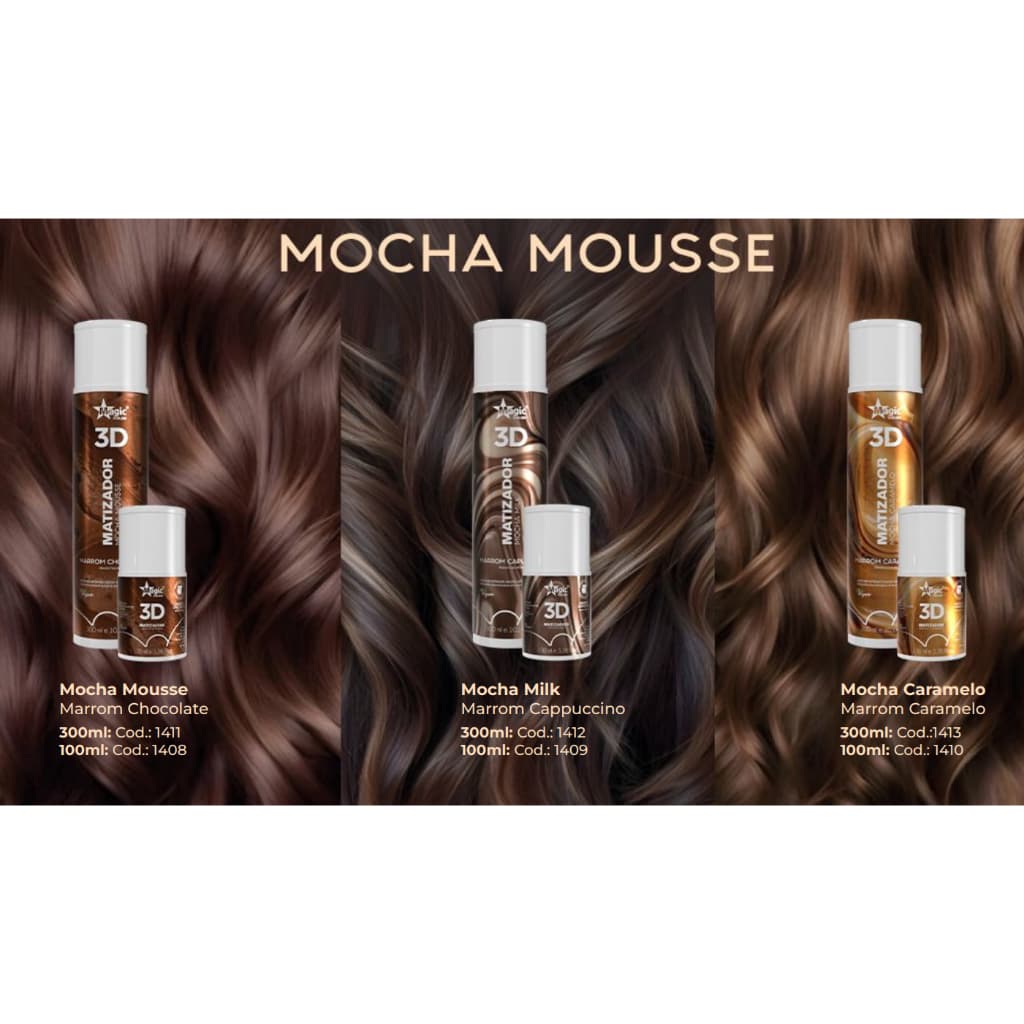 Magic Color Mocha Mousse Milk Morena Iluminada Marrom Chocolate Caramelo Capuccino - Todos Tamanhos