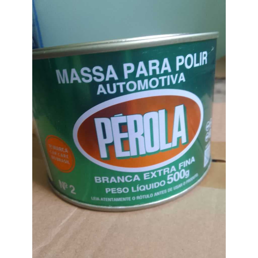 Massa para Polir Automotiva Pérola N2 Extra Fina Branca - 500 gr
