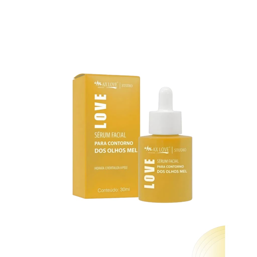 Sérum para Contorno dos Olhos Mel Extrato de Mel Vitamina E / Extrato de Mel Max Love 30ml