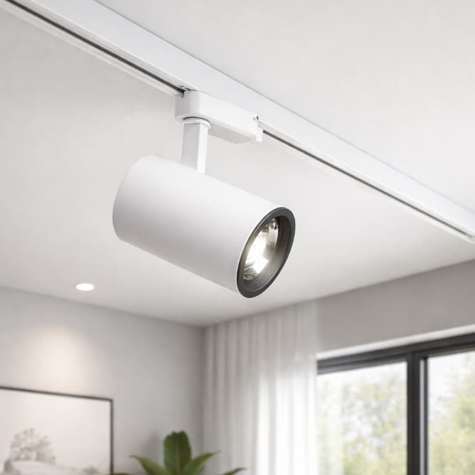 Spot para Trilho Eletrificado AR70 GU10 Branco Stella