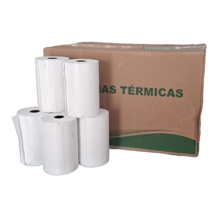 Bobina Térmica 79x40 Branca – Caixa com 30 Unidades