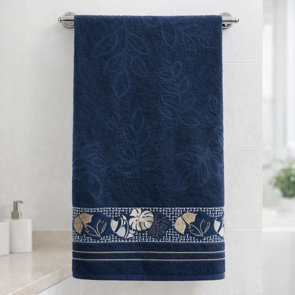 Toalha Banho Botanic Luxo Premium Macia E Confortável 100%Algodao Absorvente