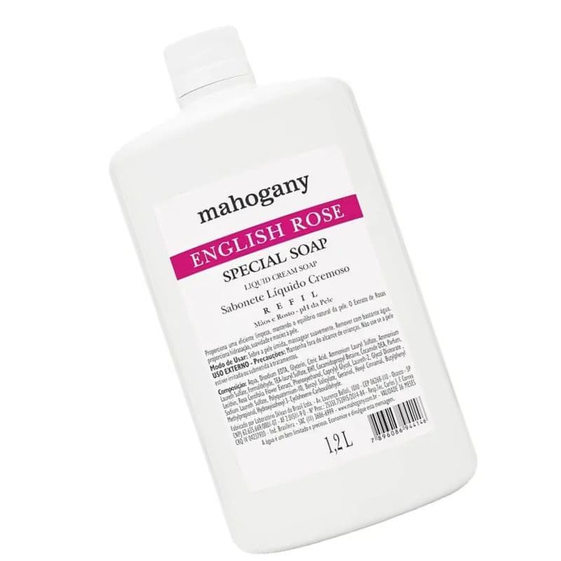 REFIL SABONETE LIQUIDO ENGLISH ROSE 1,2L