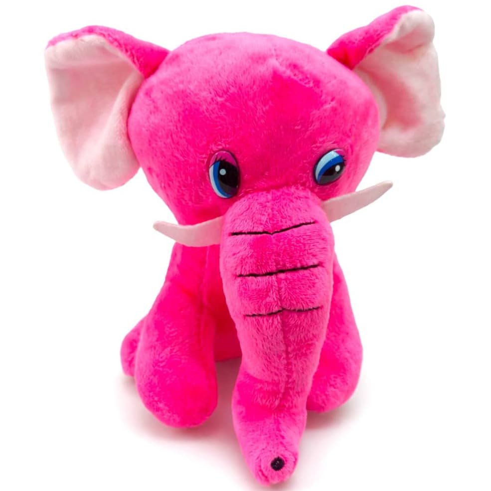 Elefante De Pelúcia 20cm Extra Soft Antialérgico Infantil Enchimento Poliéster - Envio Imediato -