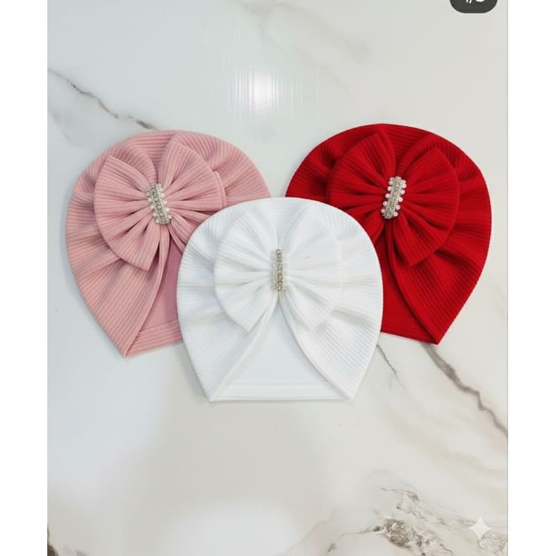 Kit Touca Turbante bebê| Kit touca Zoe