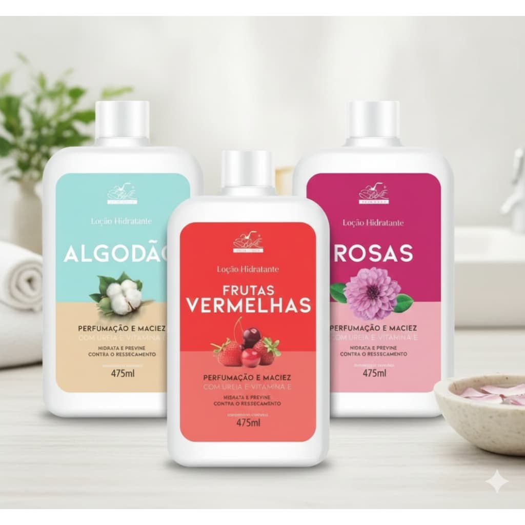 Locao Hidratante Liberte-se Bonita Belkit Pele Hidratada e Perfumada 475 ml