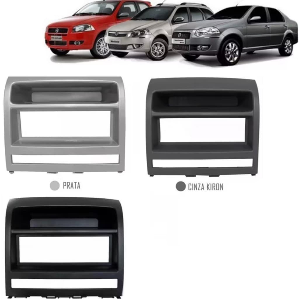 Moldura Fiat Palio / Siena / Strada / Idea 1 Din