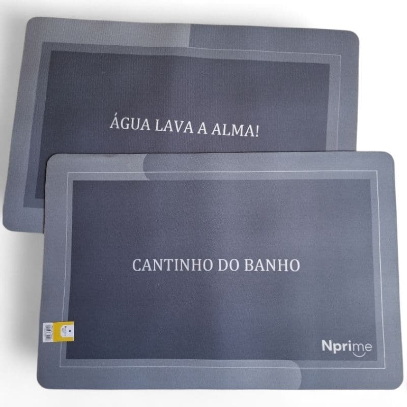 Tapete Antiderrapante Emborrachado Box  Banheiro 38x58 cm