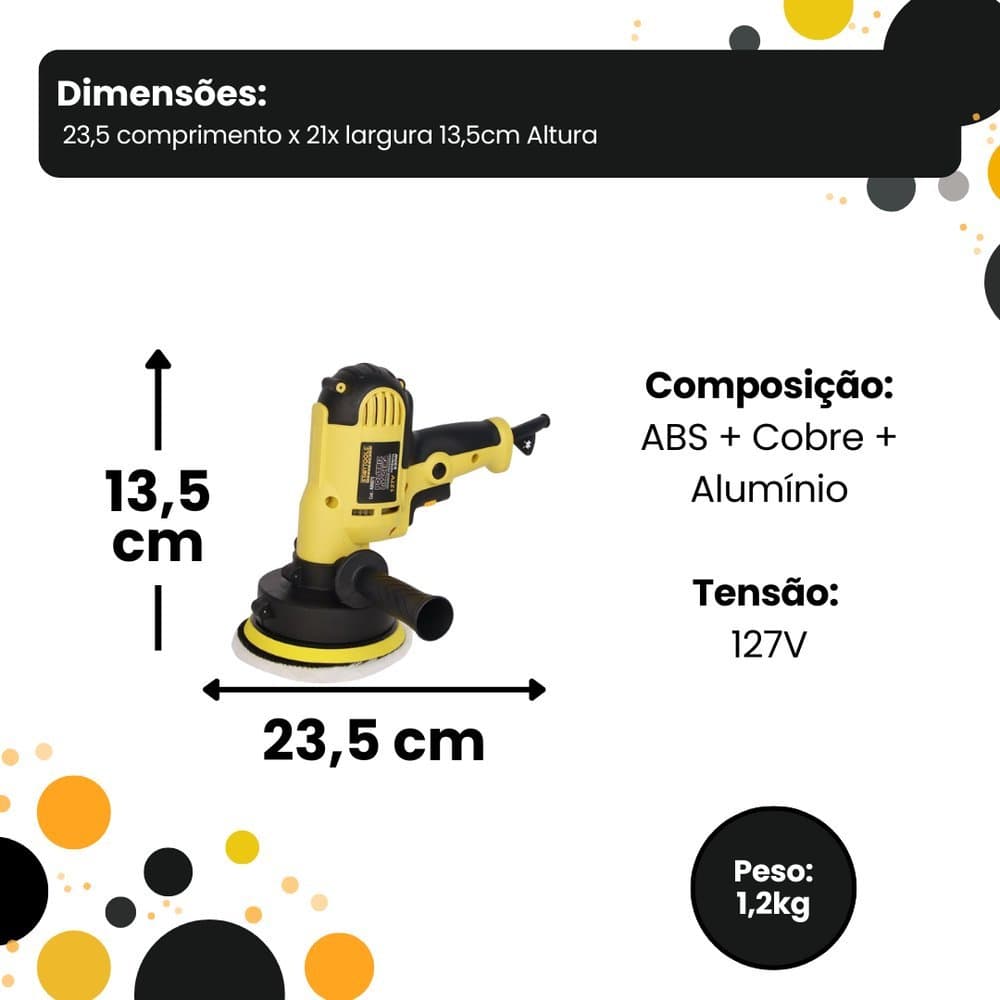 Politriz Lixadeira Automotiva Profissional 127V