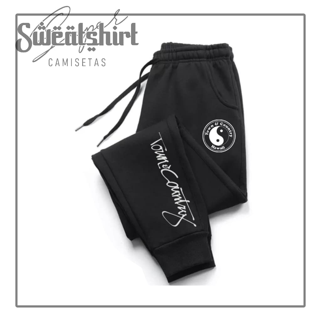 Calça Moletom Town & Country Hawaii Yin Yang Bem e o Mal Ótima Qualidade Envio Rápido