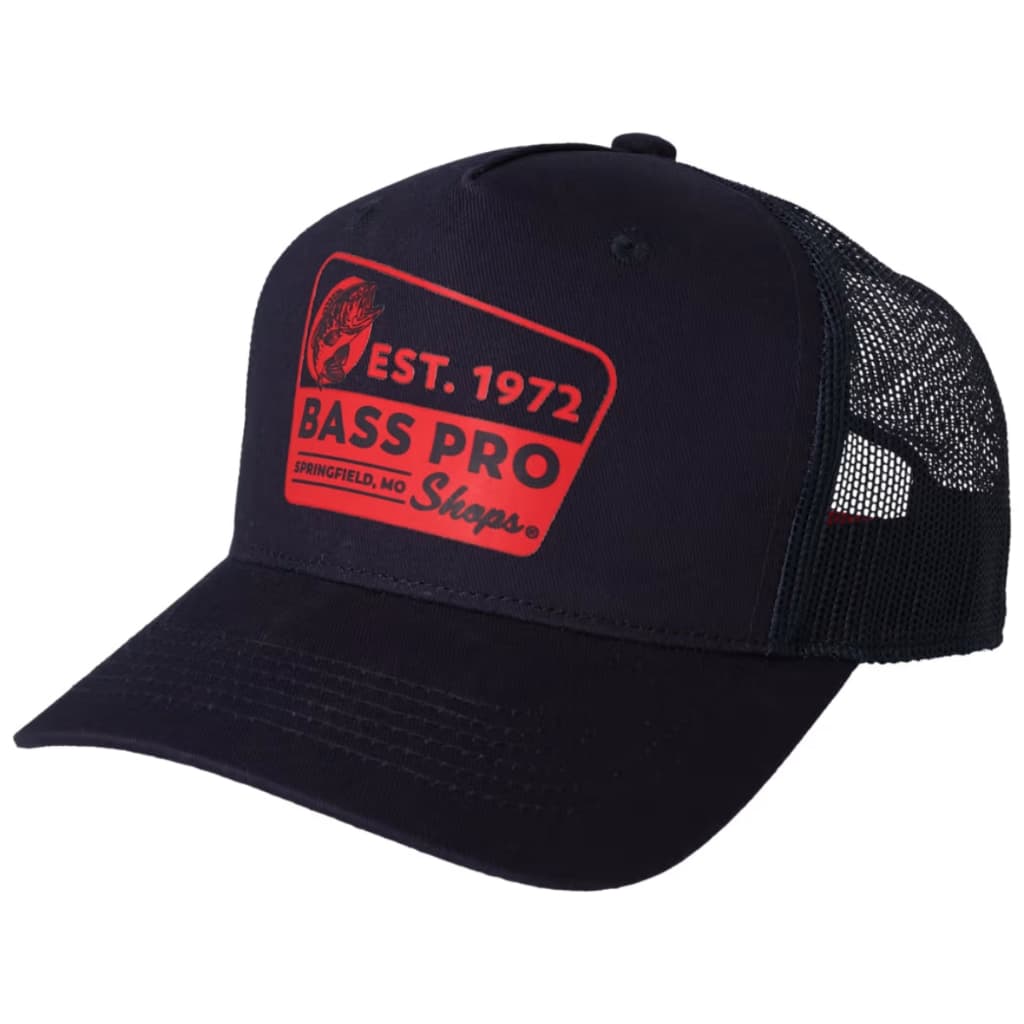 Boné Bass Pro Shops Vintage Sign Boné Bass Pro Shops Trucker Vintage Importado Confortável Unissex