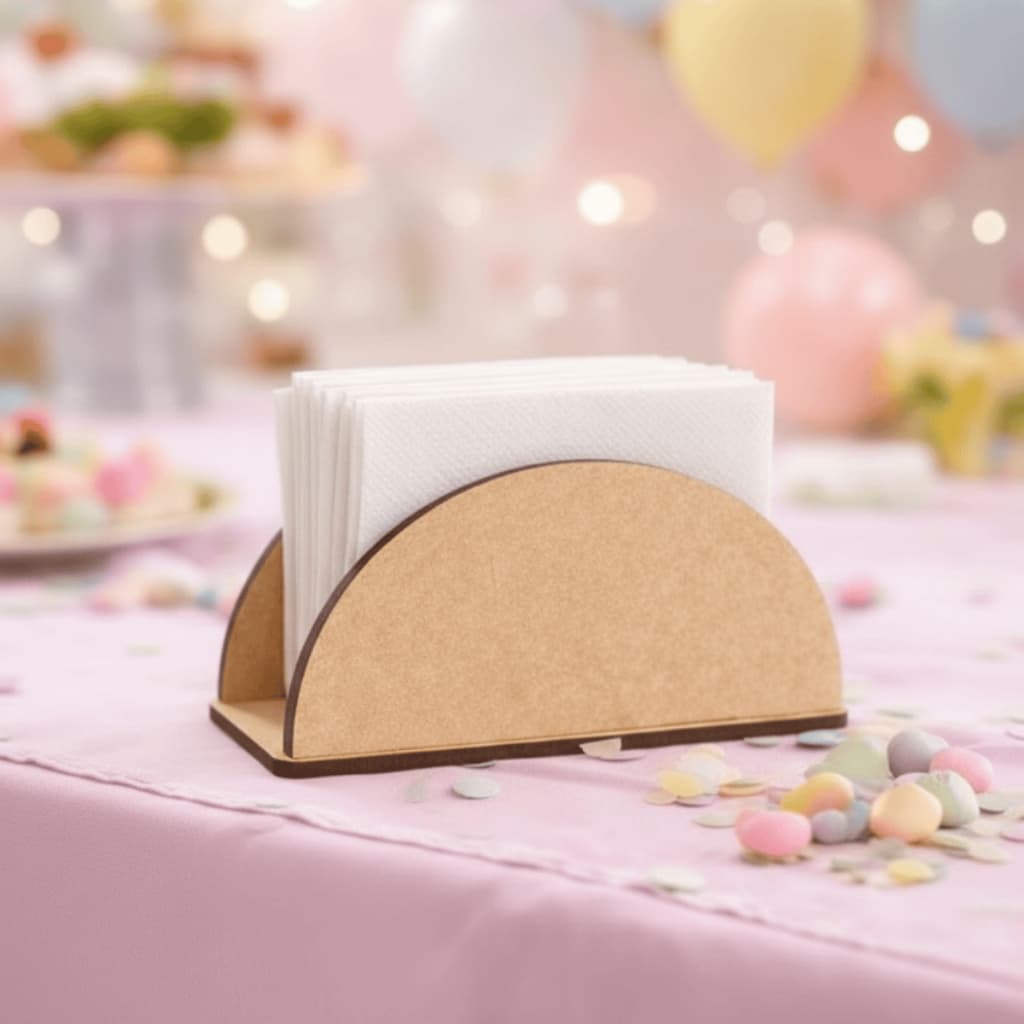 Kit Porta Guardanapo Lanchonete Hamburgueria Restaurante Decoração MDF Festa Evento Decoração