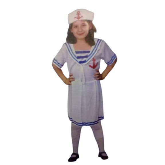 fantasia infantil marinheira 11-14 anos