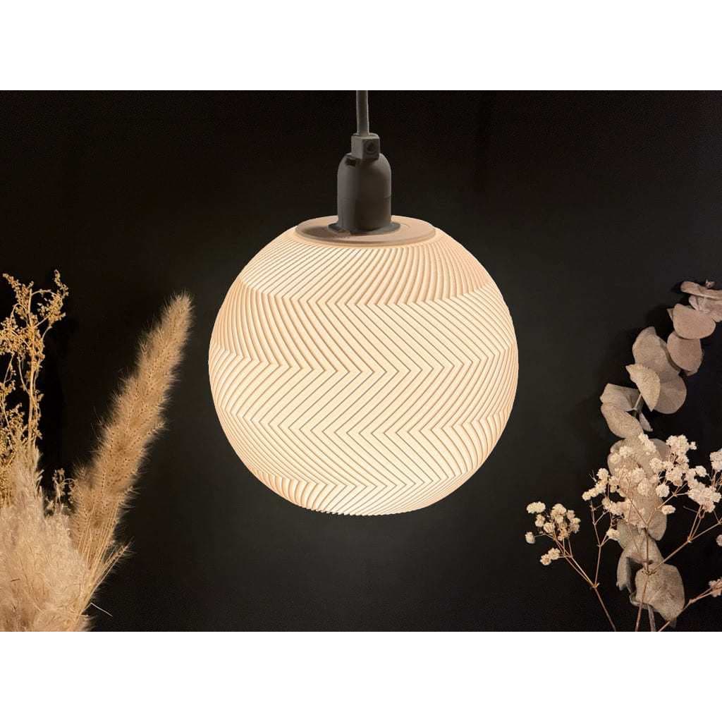 Luminária Pendente Esférica Decorativa | Iluminação Aconchegante Luz Quente