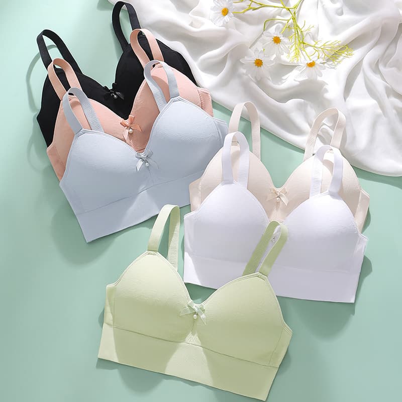 Sutiã Feminino Sem Aro Respirável Top Ultrafino Confortável Várias Cores