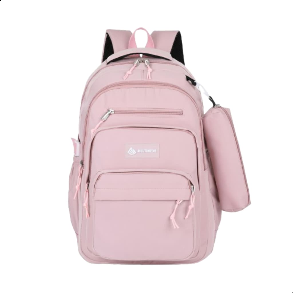 Mochila Escolar Juvenil Feminina Com Estojo De Grande Capacidade Para Estudante Impermeavel
