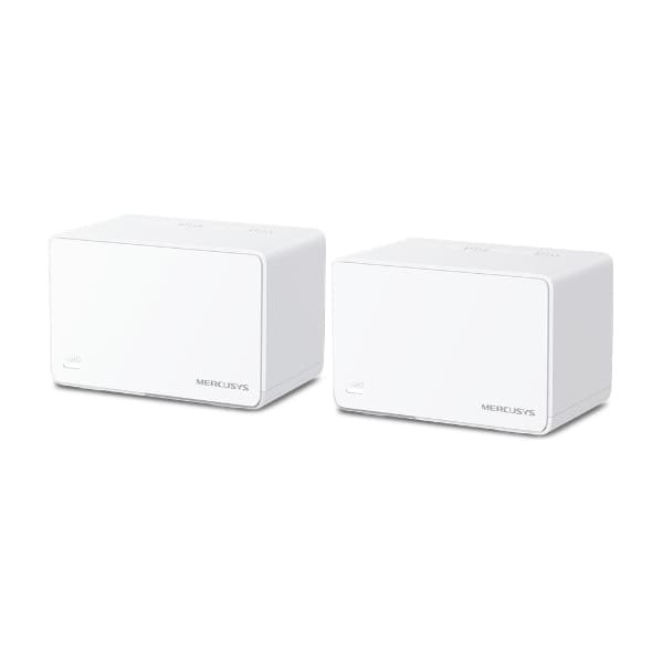 Kit de Roteador Halo H80X(2 unid) Dual Band AX3000 Sistema Mesh Wi-Fi 6, Cobre até 460 m², Mercusys