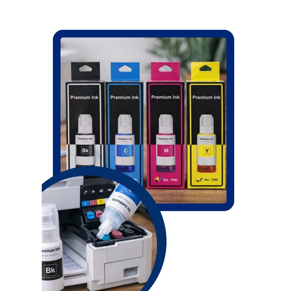 Kit 4 Tinta Para Epson L4150 L4160 L4260 L6161 L6191 L6171 L3150 L3250 L3110 L1250 L5290