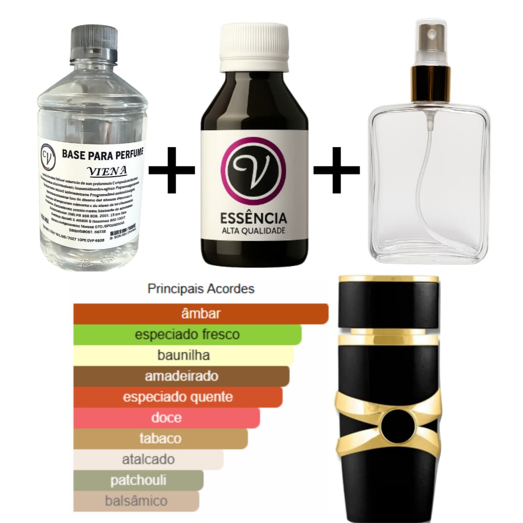Kit para Perfumista Completo Iniciante ASAD - Essência Óleo