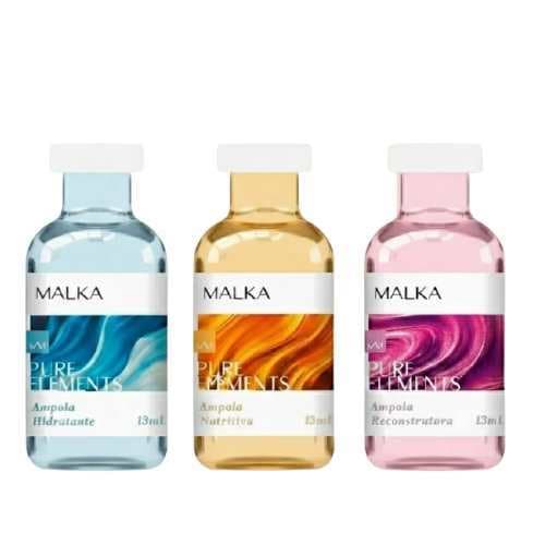 Kit Tratamento capilar Ampola- 3 Und De 13ml