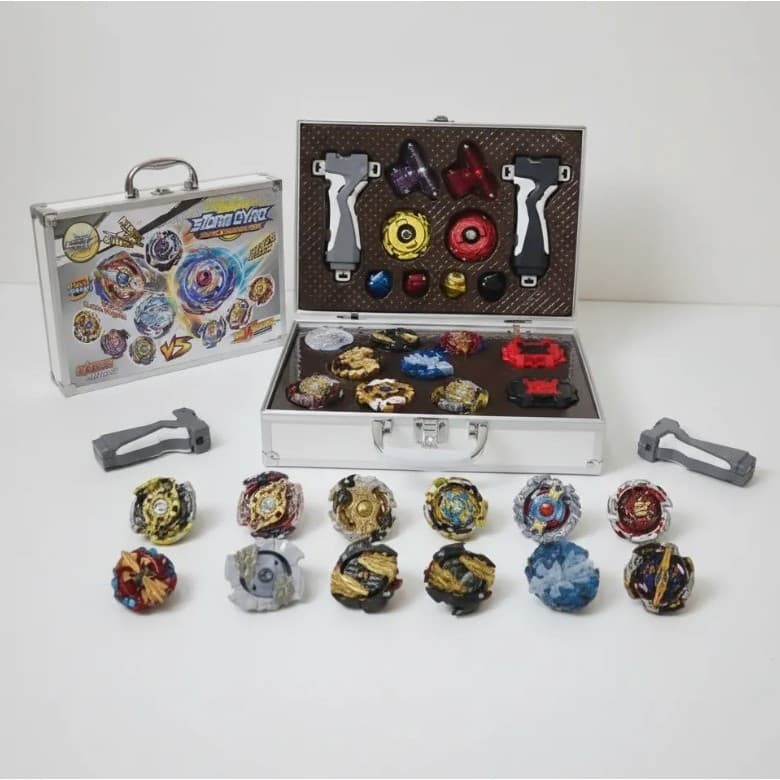 Beyblade Storm Gyro Dazzle Detonation Kit Maleta De Alumínio