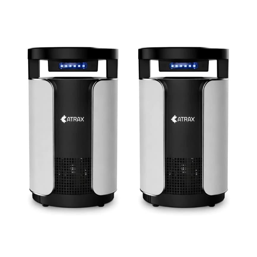 2 Atrax Aparelho Para Matar Mosquito Insetos Armadilha Elétrica Luz Uv Sem Veneno