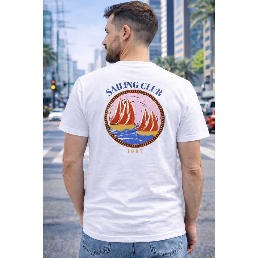 Camiseta Masculina Casual Estampada 100% Algodão tendência