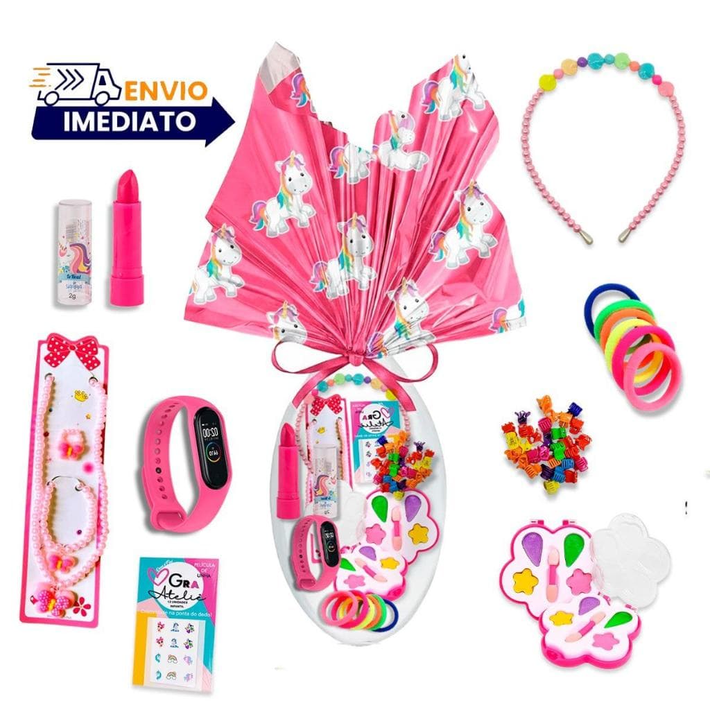 Ovo de Pascoa Maquiagem Infantil