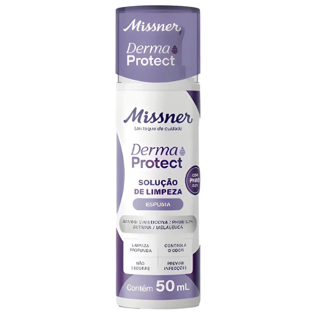 Solução P/ Limpeza De Feridas Em Espuma 50ml Derma Protect - Missner