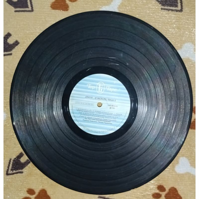 LP vinil jiraia o incrível ninja 2 (SOMENTE O DISCO)