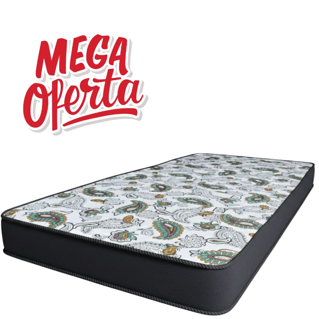 Colchão Solteiro D28 14cm Branco de Alta Durabilidade – Qualidade que Você Sente.