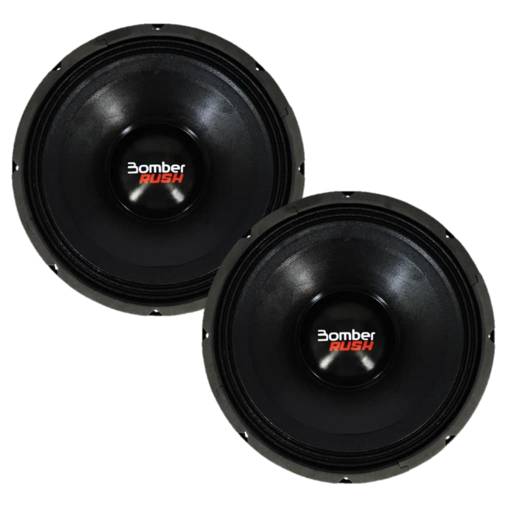 Par Alto Falante Woofer Bomber Rush 2.0k 12 Polegadas 1000w Rms 4 Ohms