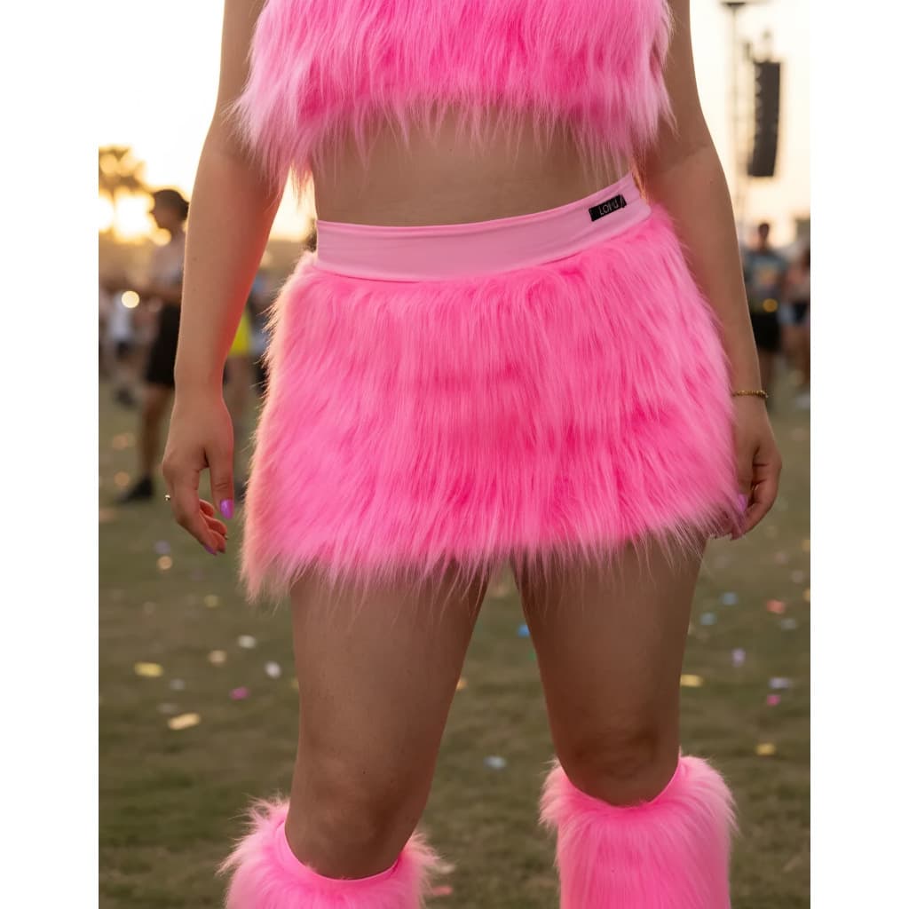 Saia De Plumas Pelucia Colorida Carnaval Feminina Festa Fantasia Y2k  Plus Size  Short Saia Festival