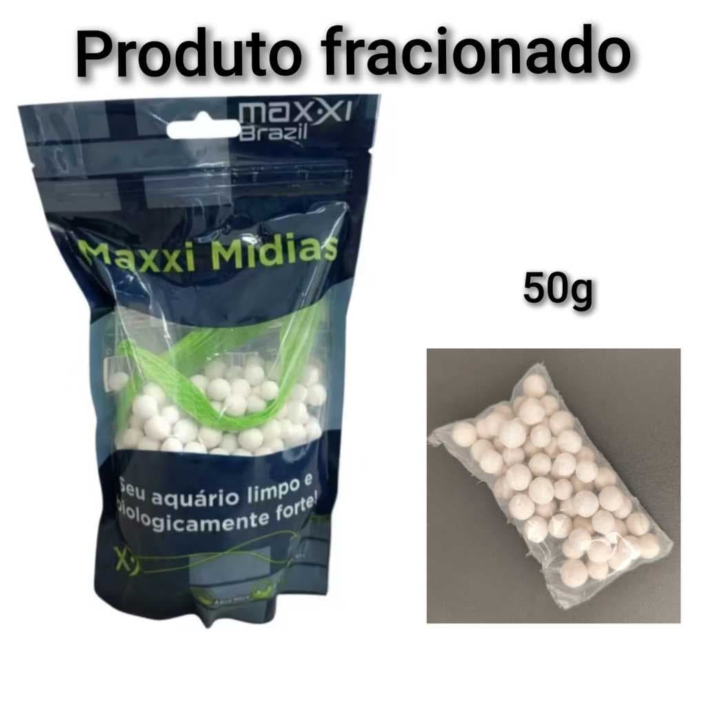 Maxxi Midias mini cerâmicas para filtro de aquários fracionado 50g