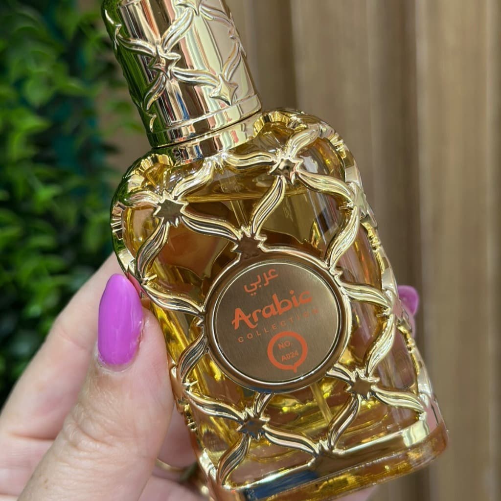 Perfume Árabe Arabic Collection A024 Ambar Real Feminino Miniatura 25ml