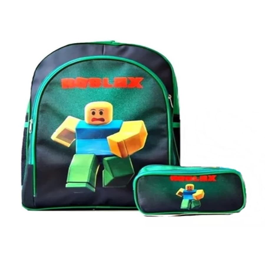 Mochila Roblox Costas + Estojo de Lapis