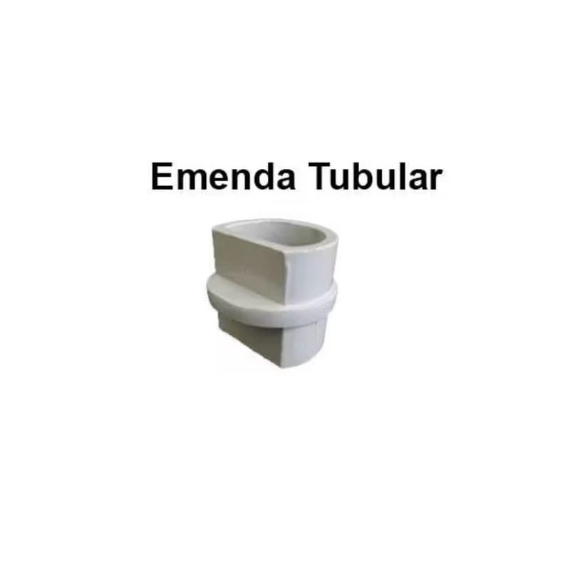 Emenda Para Corrimão Em Alumínio Redondo Cores