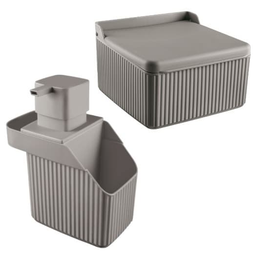 Kit Cozinha Prático e Moderno – Porta Detergente + Saleiro
