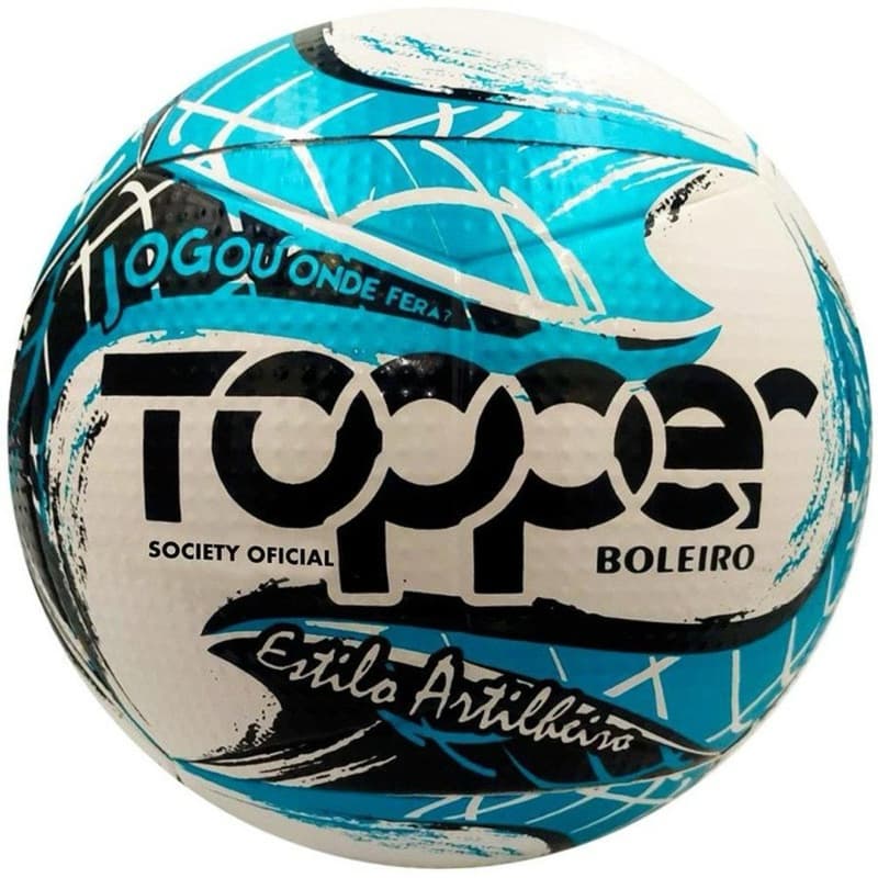 Bola Futebol Campo Society Boleiro Topper Tamanho 5 Profissional