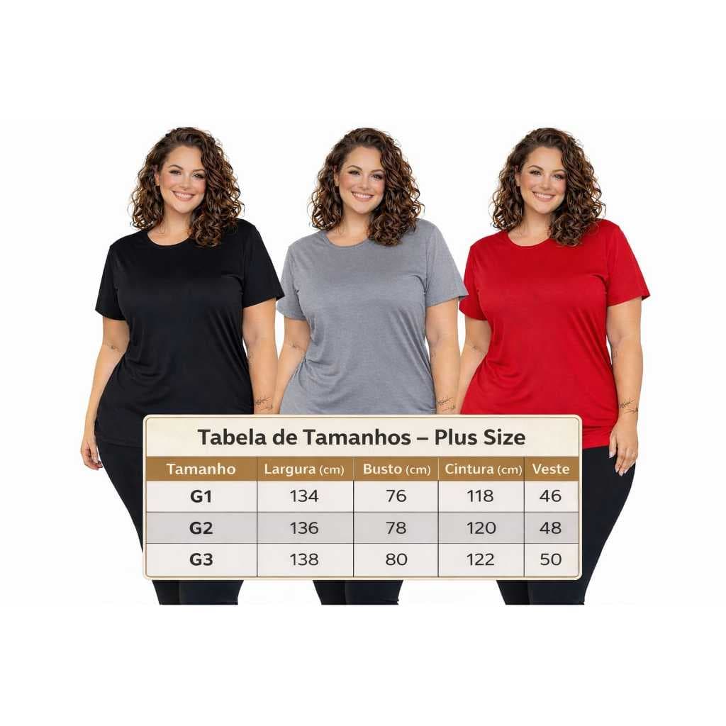 Kit 3 Blusas Academia PLUS SIZE  Dry Fit- Caminhada,Musculação e Treino. Tapa bumbum moda Feminina.
