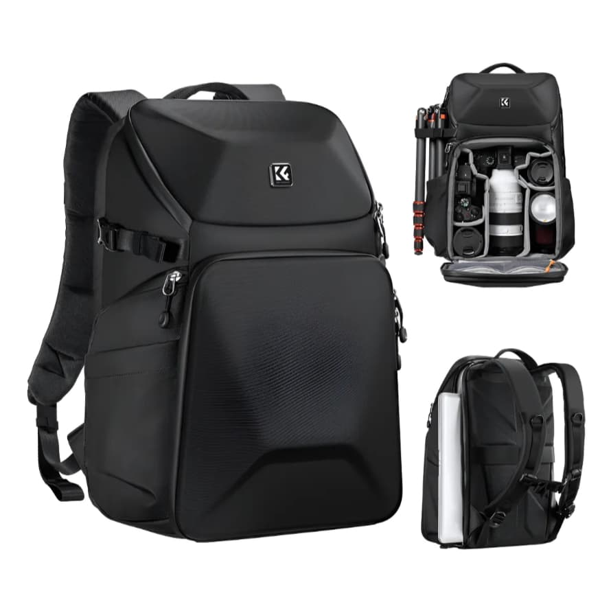 Mochila K&f Resistente Agua P/ Equipamentos Dslr 20l