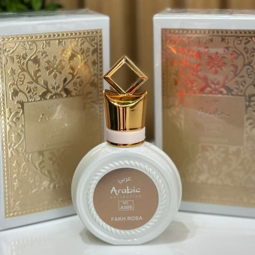 Perfume Árabe Arabic Collection A006 Fakh Rosa Feminino Miniatura 25ml