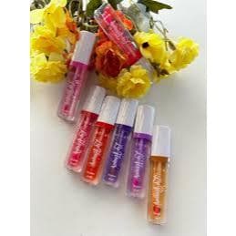 Vivai Gloss Labial com Flores - Hidratação e Cobertura Translúcida, Não Pegajoso