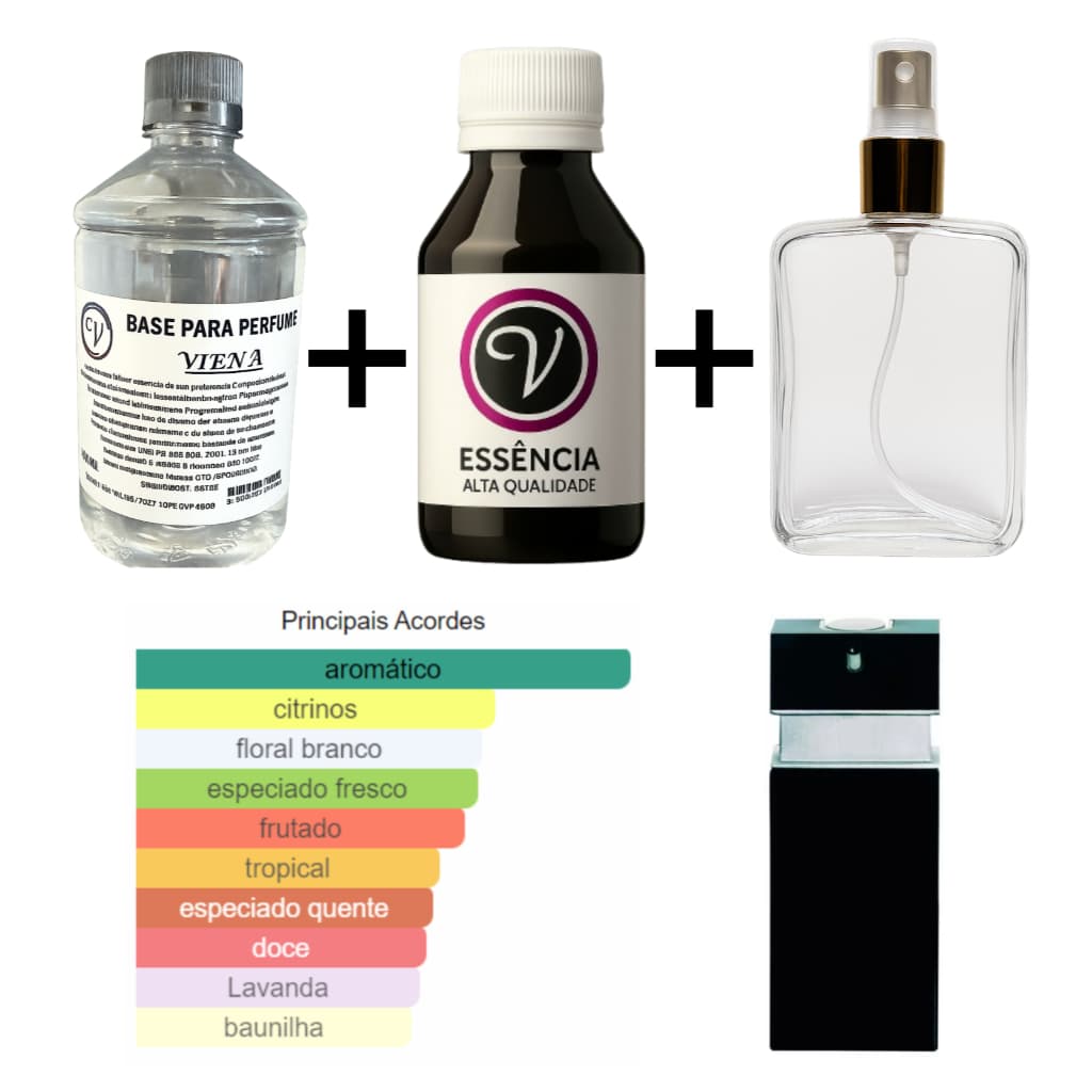 Kit para Perfumista Completo Iniciante SILV SCENT - Essência Óleo