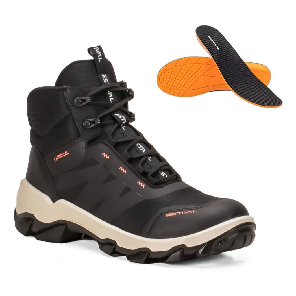 Bota de Segurança Hybrid Estival Future Black + Palmilha PU De brinde