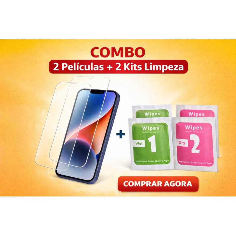 Película 3D Vidro Temperado para Celular com  2 Kit Limpeza For K11 LG-LG k42-LG K52- LG k40S-Samsung galáxy A71.