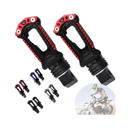 Pedaleira Moto Traseira Pedal Sport Try Universal Alumínio