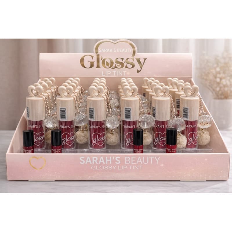 Glossy lip tint Sarah’s Beauty