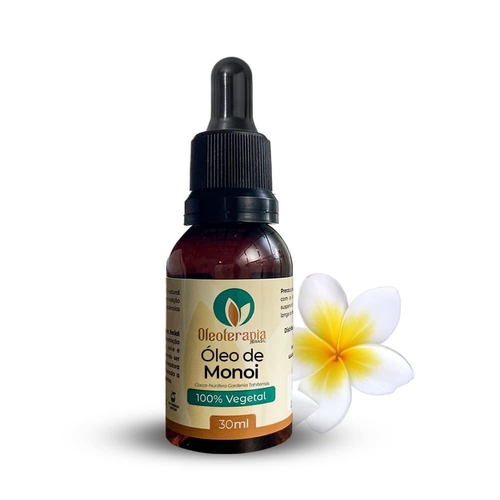 Óleo De Monoi 100% natural Tahiti Gardenia  Cabelo Danificado Nutrição Hidratação Capilar Hidratação Corporal Pele Seca